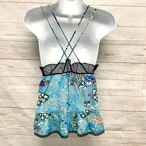 Zadig & Voltaire Celest Glam Rock Silk Camisole - Picture 4 of 10